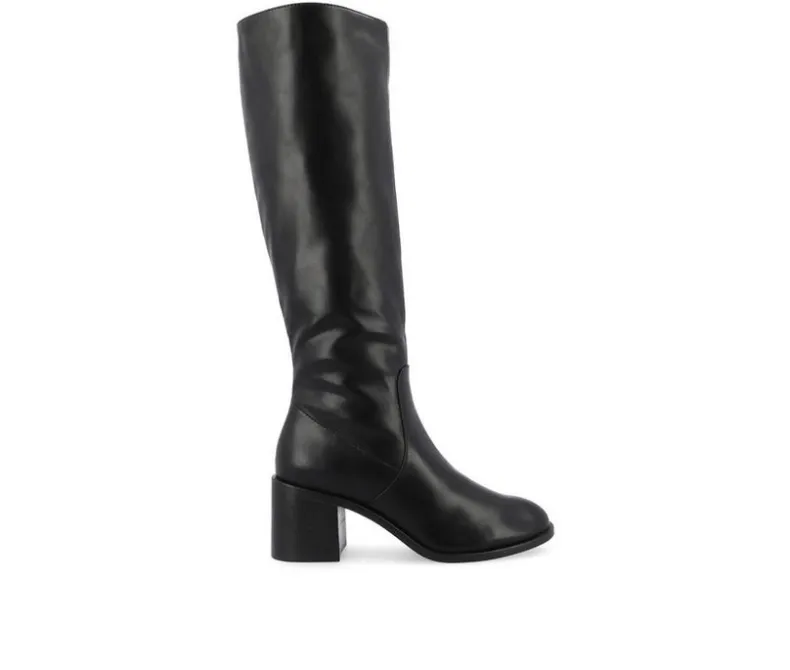 Wide Calf|Tall>Journee Collection Women's Romilly Wide Width Wide Calf Knee High Boots