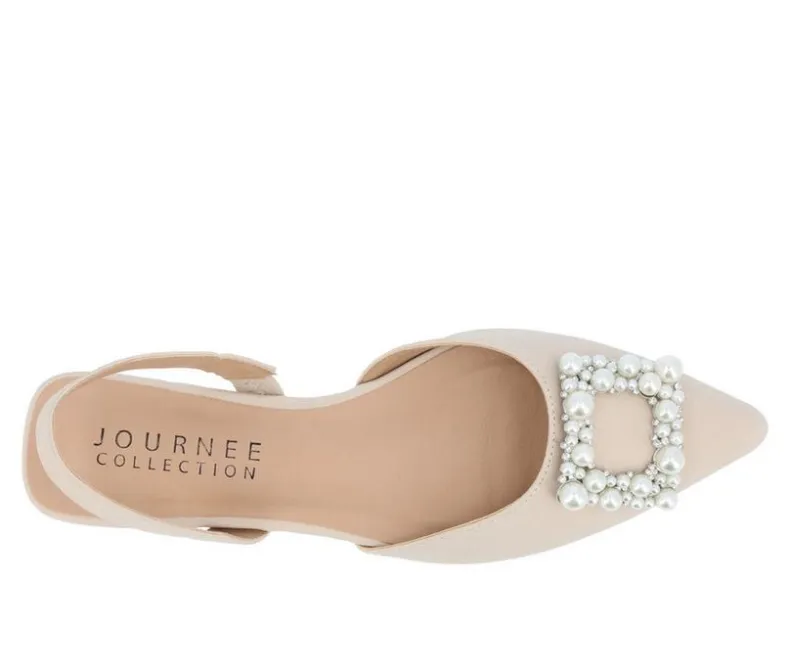 Clogs & Mules>Journee Collection Women's Hannae Slingback Mules