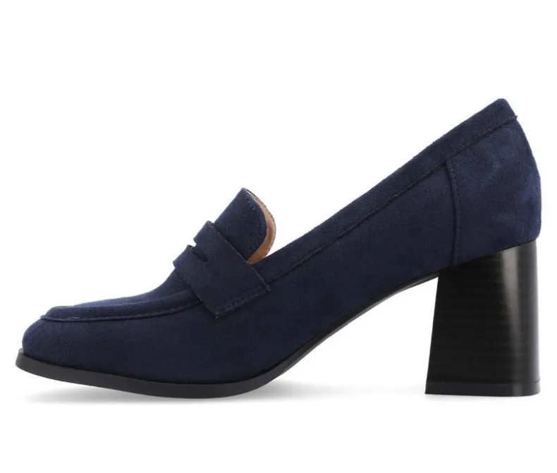 Loafers & Oxfords>Journee Collection Women's Malleah Block Heel Loafers