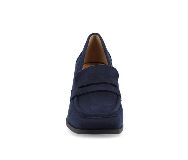 Loafers & Oxfords>Journee Collection Women's Malleah Block Heel Loafers