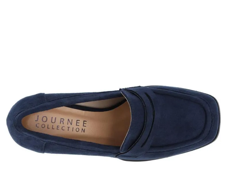 Loafers & Oxfords>Journee Collection Women's Malleah Block Heel Loafers