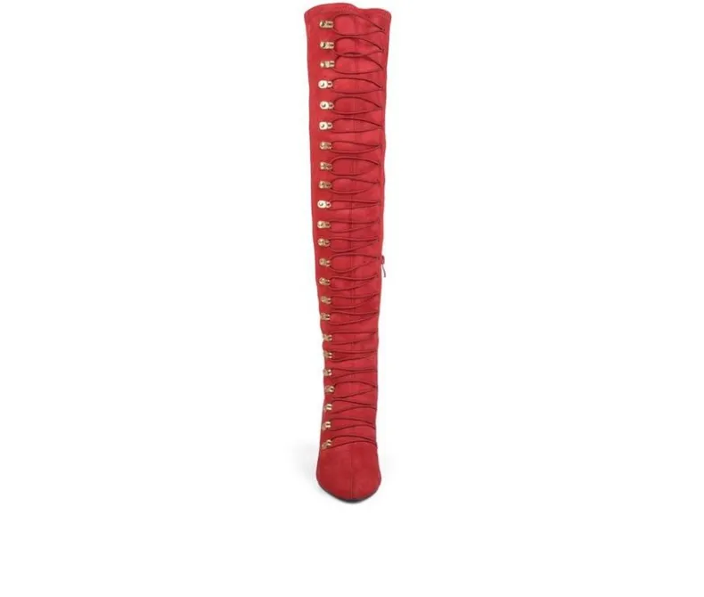 Dress>Journee Collection Women's Trill Over-The-Knee Boots