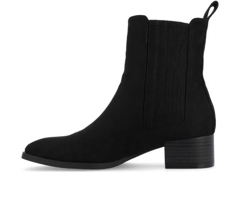 Dress>Journee Collection Women's Wrenley Block Heel Booties