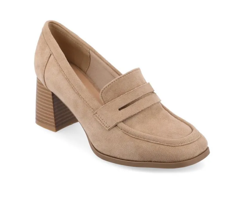 Loafers & Oxfords>Journee Collection Women's Malleah Block Heel Loafers