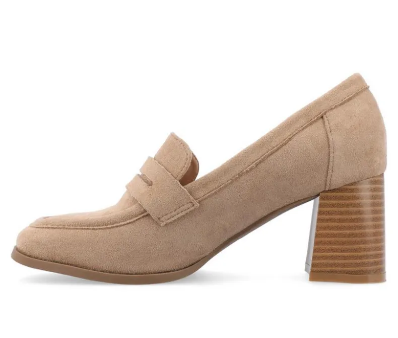 Loafers & Oxfords>Journee Collection Women's Malleah Block Heel Loafers