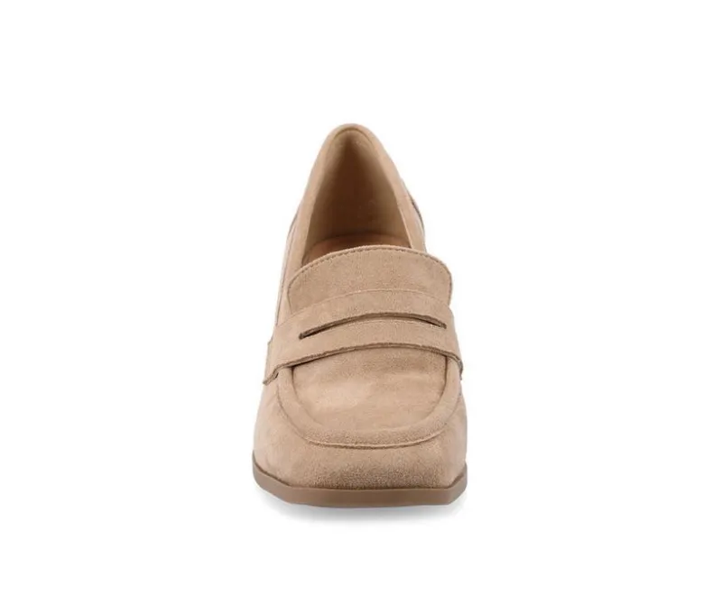 Loafers & Oxfords>Journee Collection Women's Malleah Block Heel Loafers