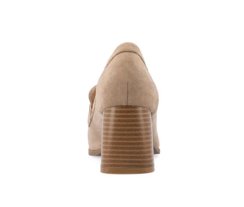 Loafers & Oxfords>Journee Collection Women's Malleah Block Heel Loafers