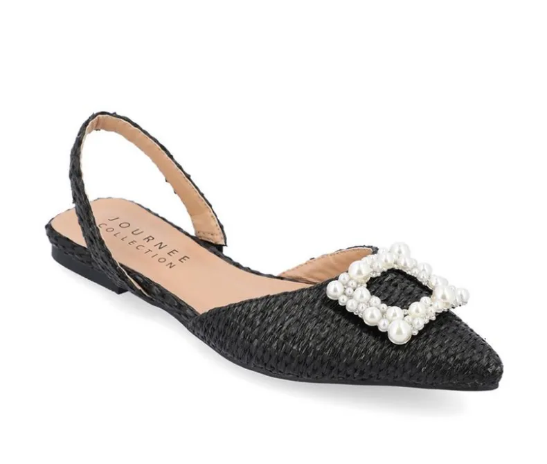 Clogs & Mules>Journee Collection Women's Hannae Slingback Mules