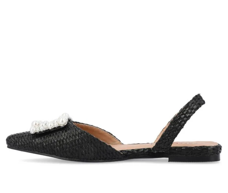 Clogs & Mules>Journee Collection Women's Hannae Slingback Mules