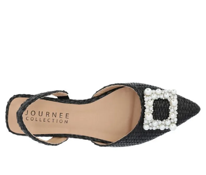 Clogs & Mules>Journee Collection Women's Hannae Slingback Mules