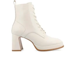 Lace Up|Dress>Journee Collection Women's Kalindi Lace Up Heeled Booties