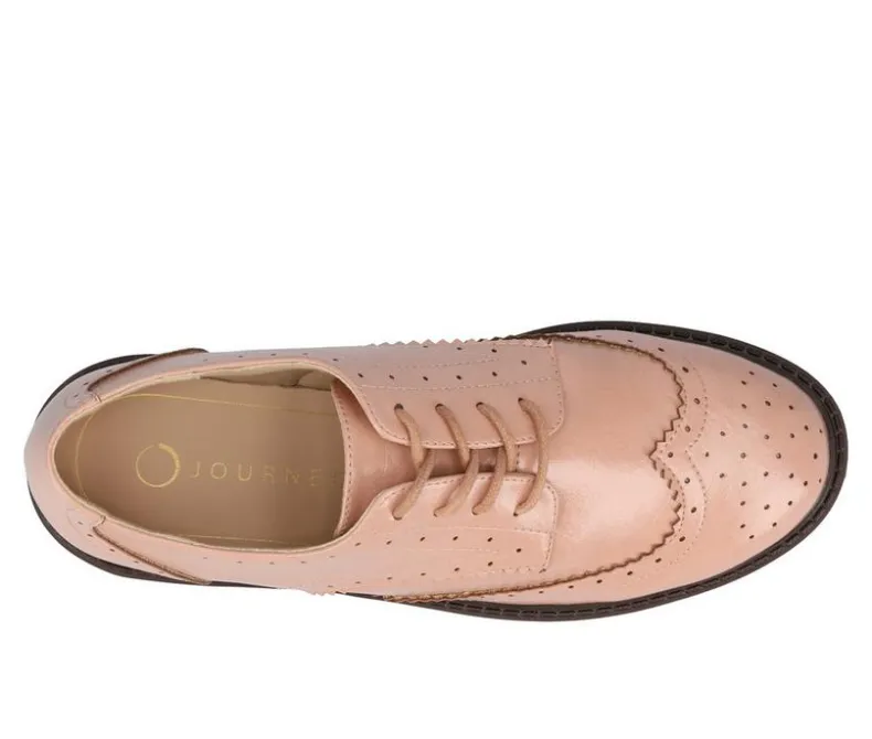 Loafers & Oxfords>Journee Collection Women's Claudiya Chunky Oxfords
