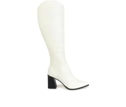 Wide Calf|Tall>Journee Signature Women's Laila-XWC Knee High Heeled Boots