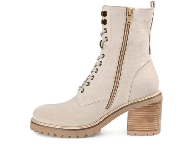 Lace Up|Dress>Journee Signature Women's Malle Heeled Lace Up Boots
