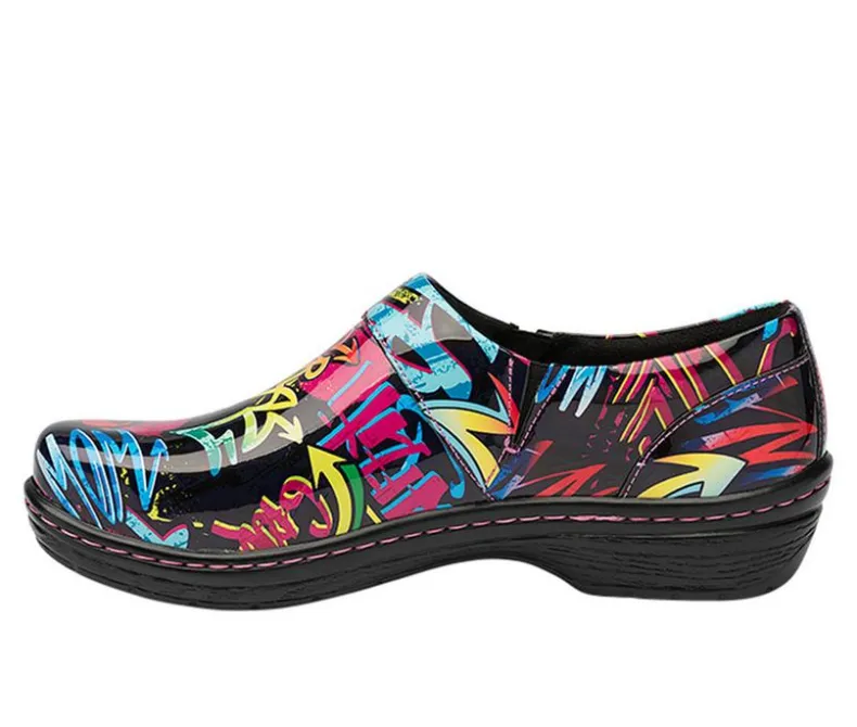 Clogs & Mules>KLOGS Footwear Women's Mission Print Slip Resistant Shoes