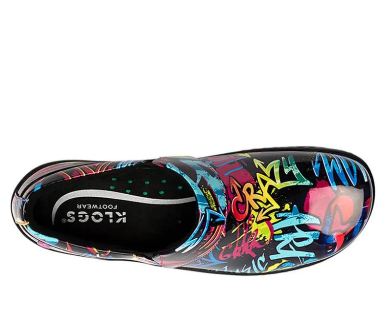 Clogs & Mules>KLOGS Footwear Women's Mission Print Slip Resistant Shoes