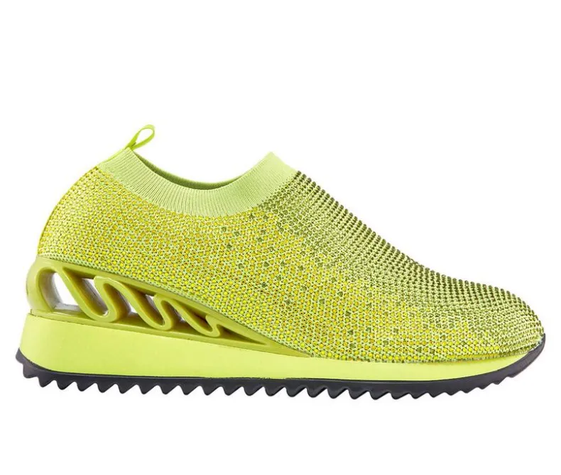 Platform|Athletics & Sneakers>Lady Couture Women's Bella Slip On Wedge Sneakers
