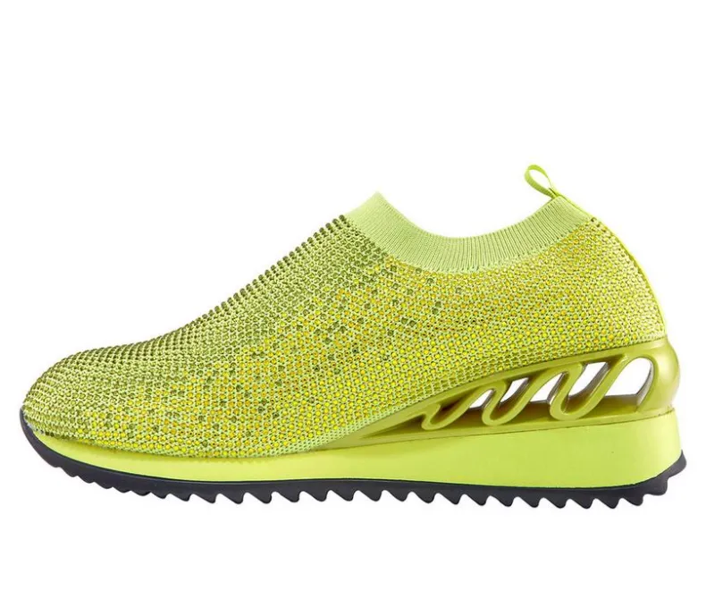 Platform|Athletics & Sneakers>Lady Couture Women's Bella Slip On Wedge Sneakers