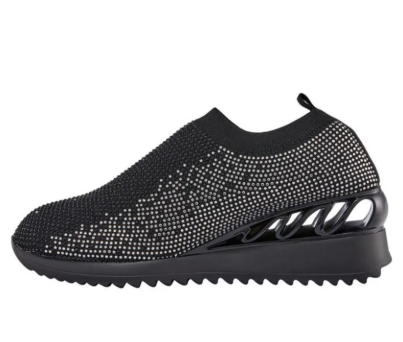 Platform>Lady Couture Women's Bella Slip On Wedge Sneakers