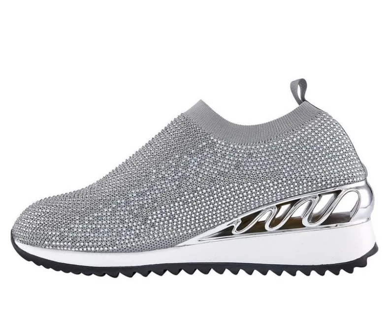 Platform>Lady Couture Women's Bella Slip On Wedge Sneakers