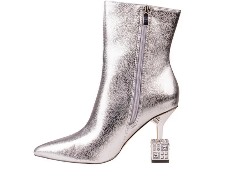 Dress>Lady Couture Women's Crown Heeled Booties