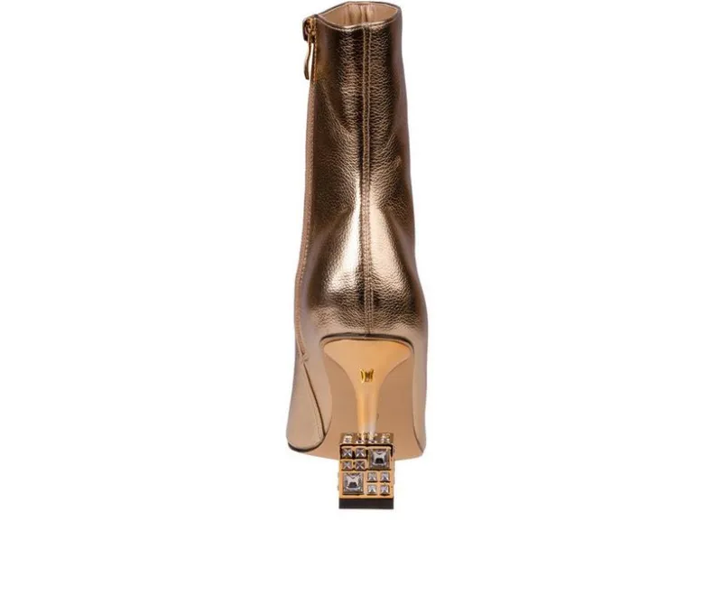 Dress>Lady Couture Women's Crown Heeled Booties