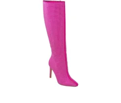 Tall|Dress>Lady Couture Women's Diamond Knee High Stiletto Boots
