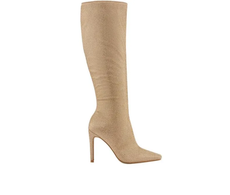 Tall|Dress>Lady Couture Women's Diamond Knee High Stiletto Boots