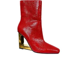 Dress>Lady Couture Women's Fire Heeled Booties