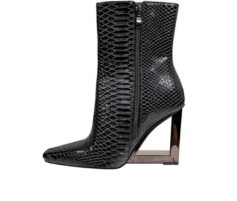 Dress>Lady Couture Women's Fire Heeled Booties