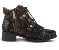 Lace Up|Dress>L'Artiste Women's Chrissy Combat Booties