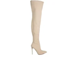 Dress>London Rag Women's Atelier Over The Knee Stiletto Boots