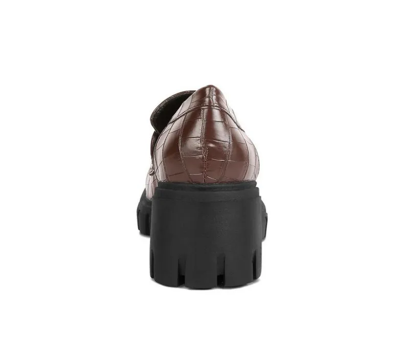 Loafers & Oxfords>London Rag Women's Benz Heeled Loafers