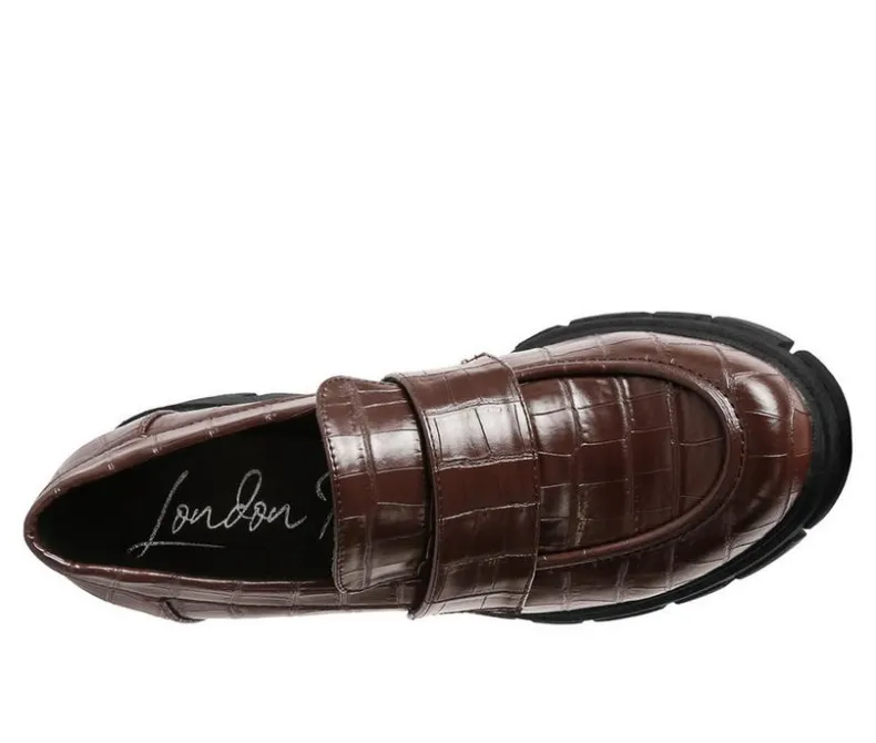 Loafers & Oxfords>London Rag Women's Benz Heeled Loafers