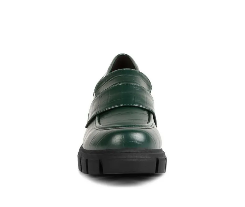 Loafers & Oxfords>London Rag Women's Benz Heeled Loafers