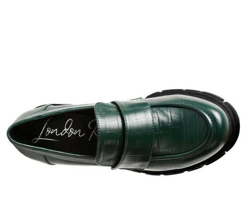 Loafers & Oxfords>London Rag Women's Benz Heeled Loafers