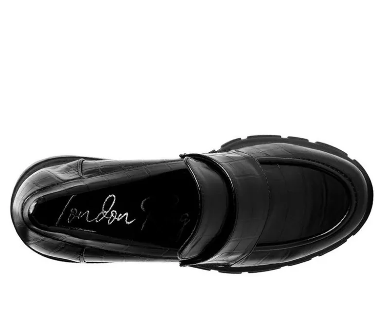Loafers & Oxfords>London Rag Women's Benz Heeled Loafers