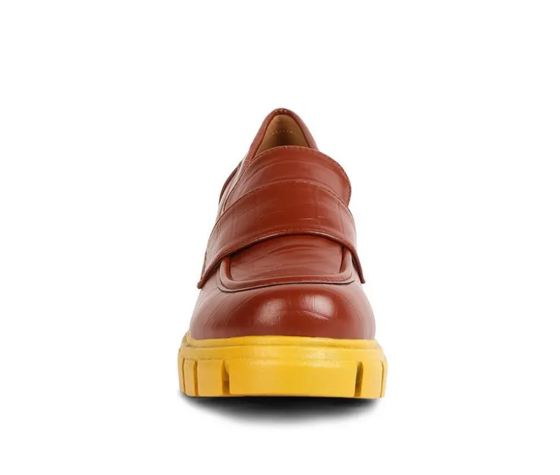 Loafers & Oxfords>London Rag Women's Benz Heeled Loafers