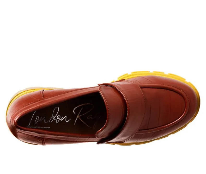 Loafers & Oxfords>London Rag Women's Benz Heeled Loafers