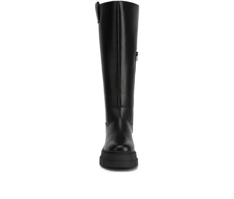 Tall>London Rag Women's Blume Lug Knee High Boots