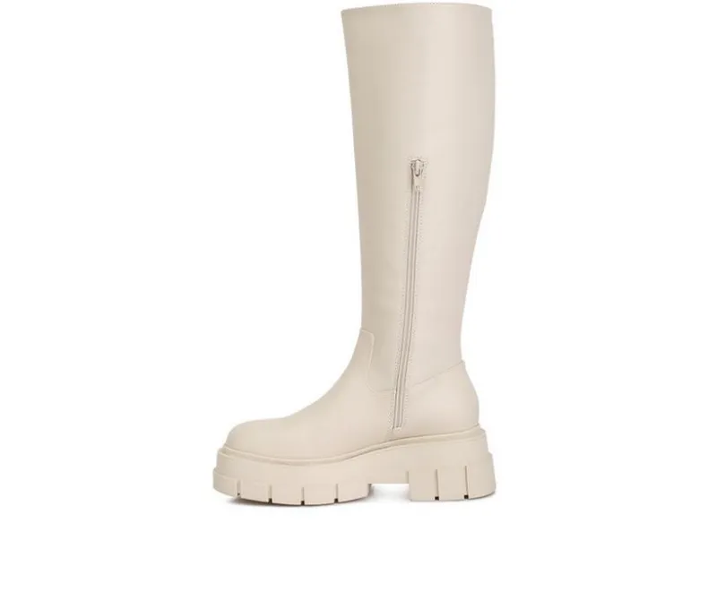 Tall>London Rag Women's Blume Lug Knee High Boots