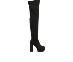 Dress>London Rag Women's Bubble Platform Knee High Boots