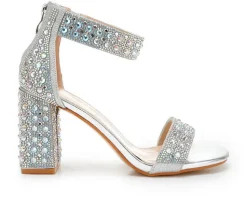 Sandals>London Rag Women's Cady Rhinestones Dress Sandals