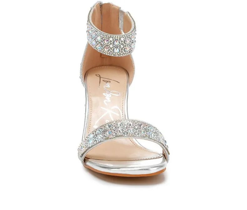 Sandals>London Rag Women's Cady Rhinestones Dress Sandals