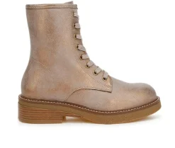 Lace Up>London Rag Women's Clover Combat Booties
