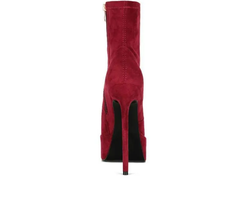 Dress>London Rag Women's Clubbing Platform Stiletto Booties