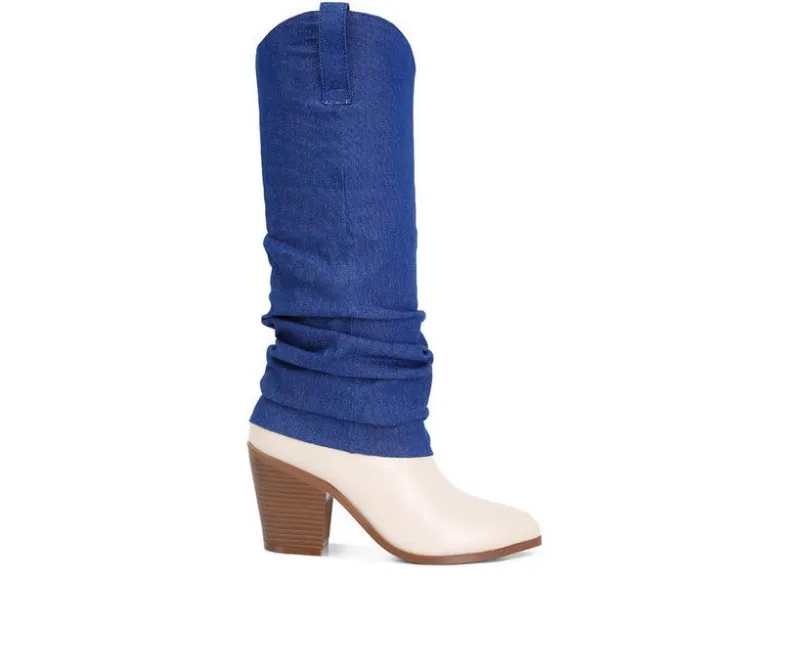 Tall|Dress>London Rag Women's Fab Cowboy Knee High Boots