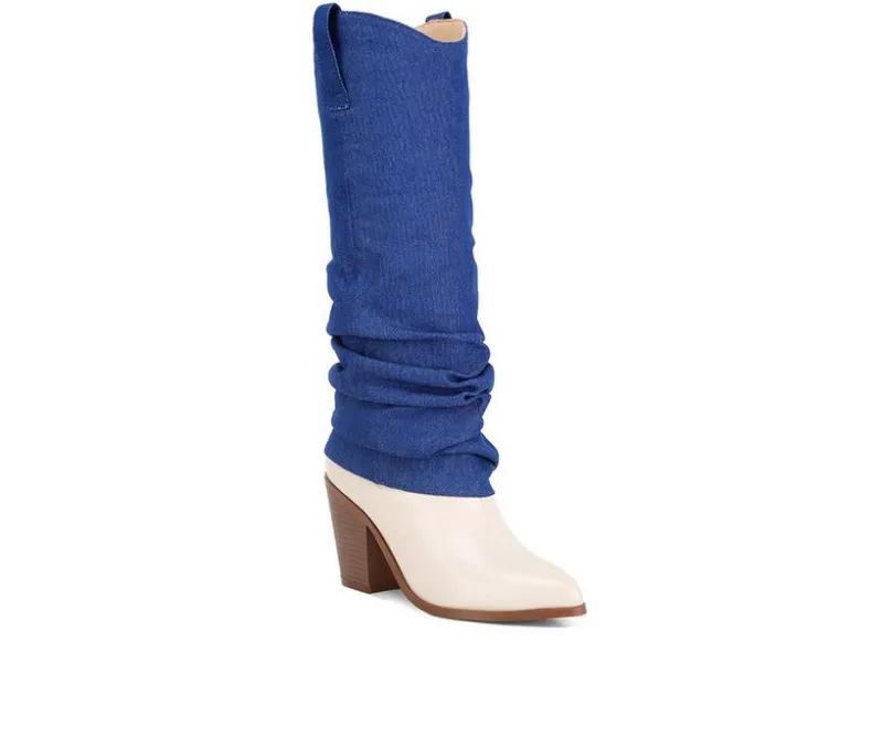 Tall|Dress>London Rag Women's Fab Cowboy Knee High Boots
