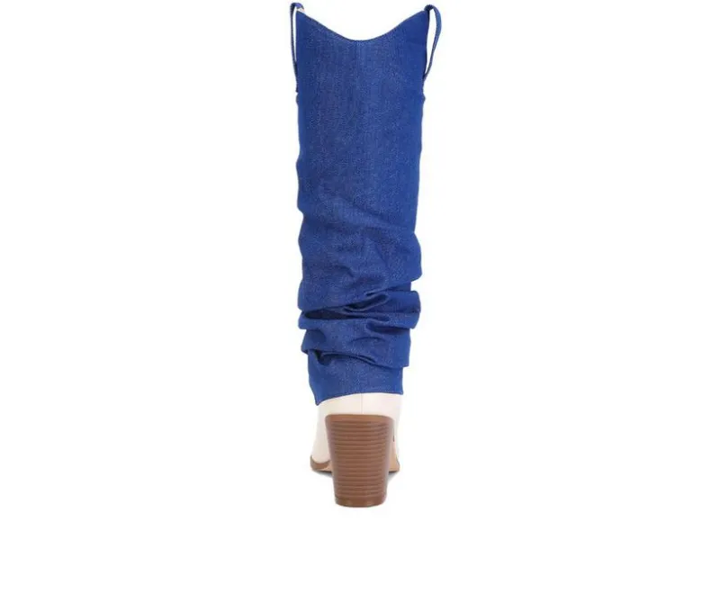 Tall|Dress>London Rag Women's Fab Cowboy Knee High Boots