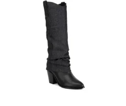 Tall|Dress>London Rag Women's Fab Cowboy Knee High Boots
